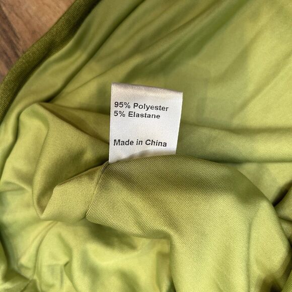 NWT Princess Polly Sydnee Green Halter Mini Dress Stretch Peek-a-Boo Women 12 - Picture 9 of 10